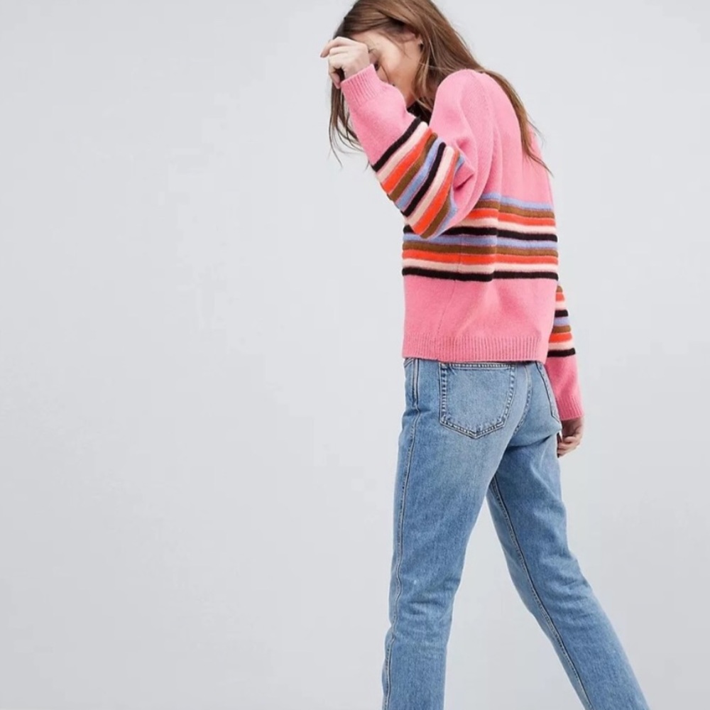 ASOS Ripple Stitch Stripe Sweater - Picture 4 of 7